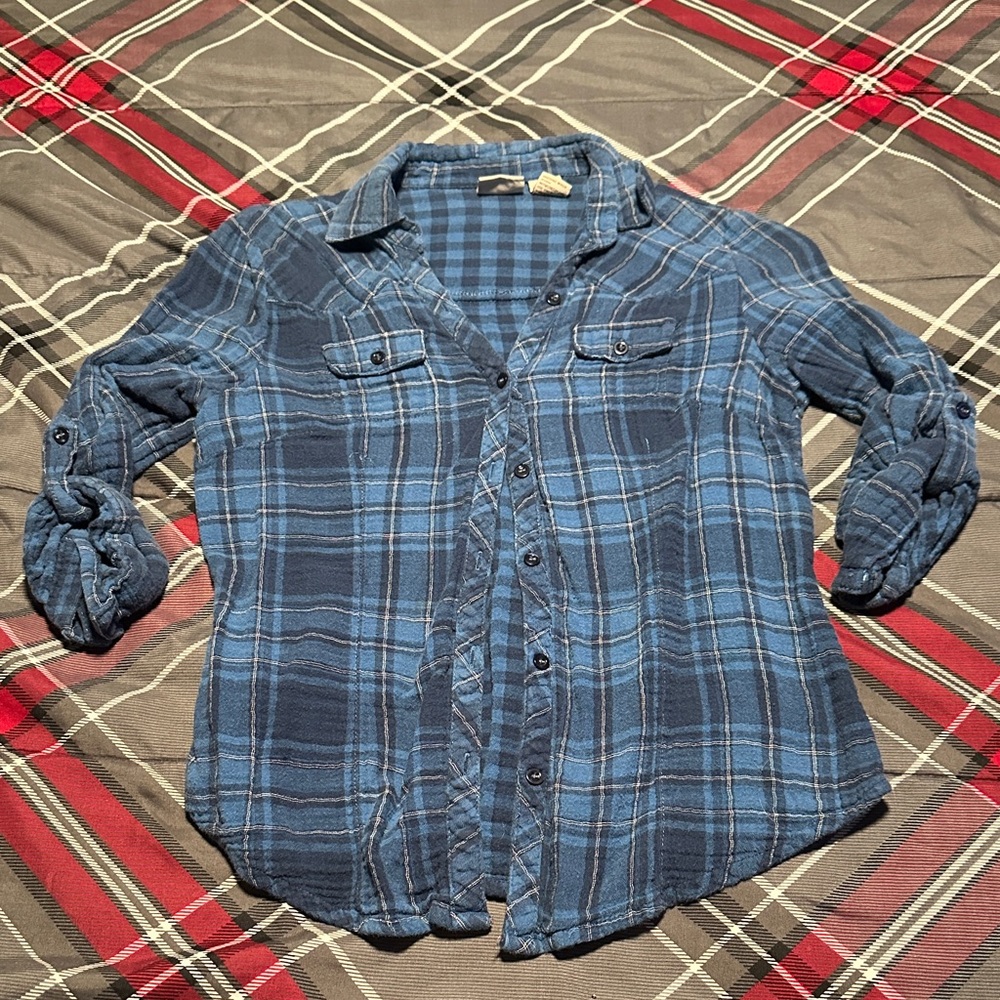 DC Vintage Blue Checkered Shirt